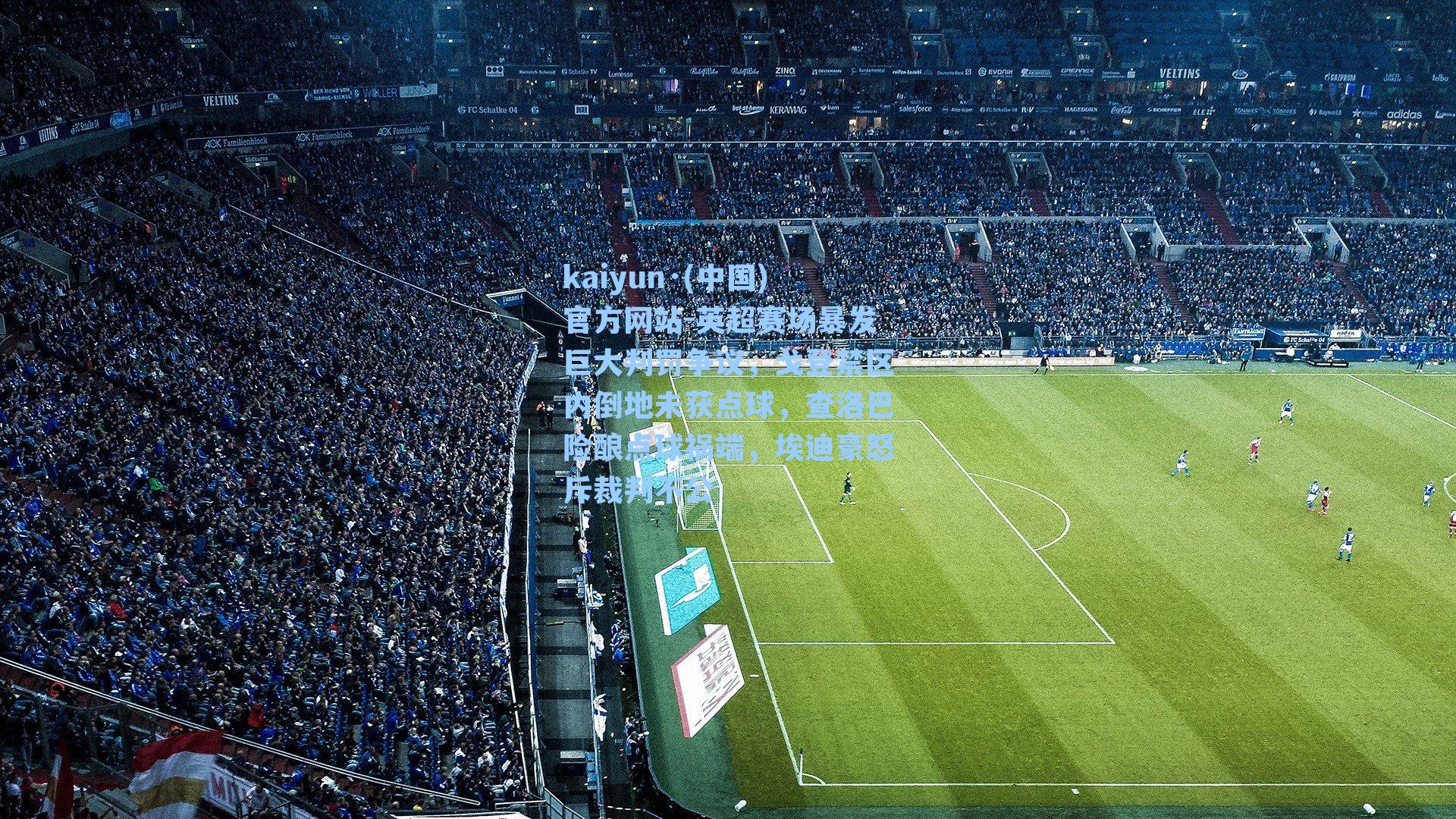 英超赛场暴发巨大判罚争议，戈登禁区内倒地未获点球，查洛巴险酿点球祸端，埃迪豪怒斥裁判不公